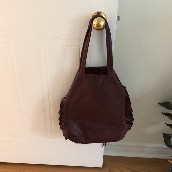 Leather boho handbag. - Picture 2 of 8